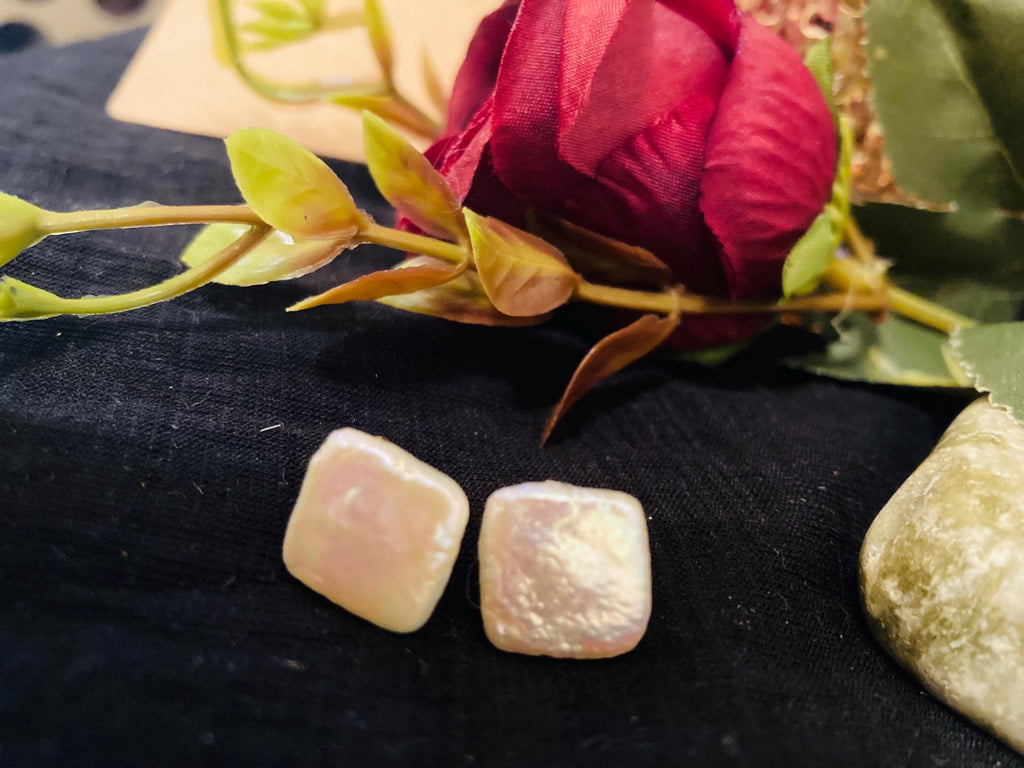 Artisan Pearl Stud Earrings