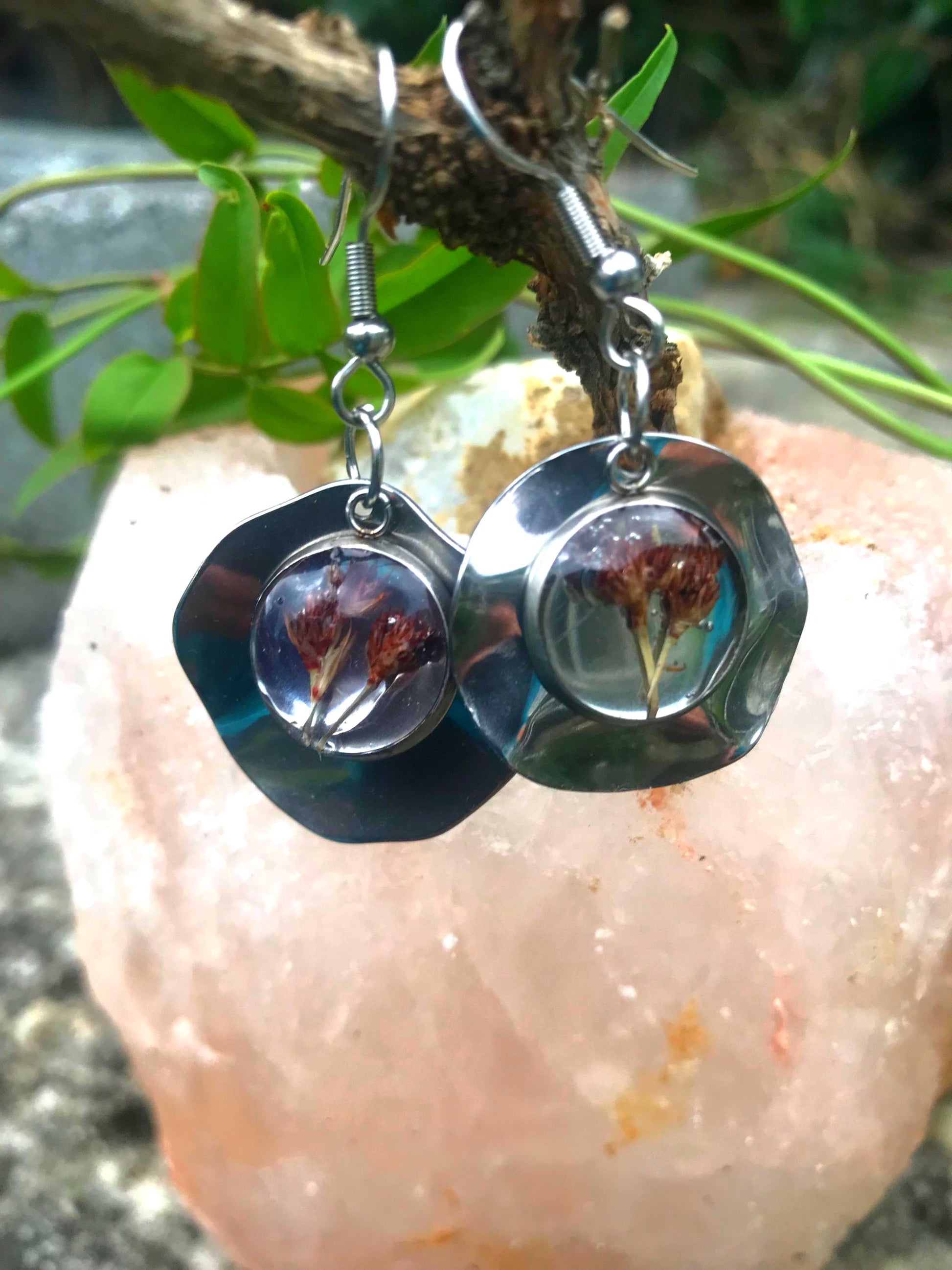 Silver Woodland Earrings