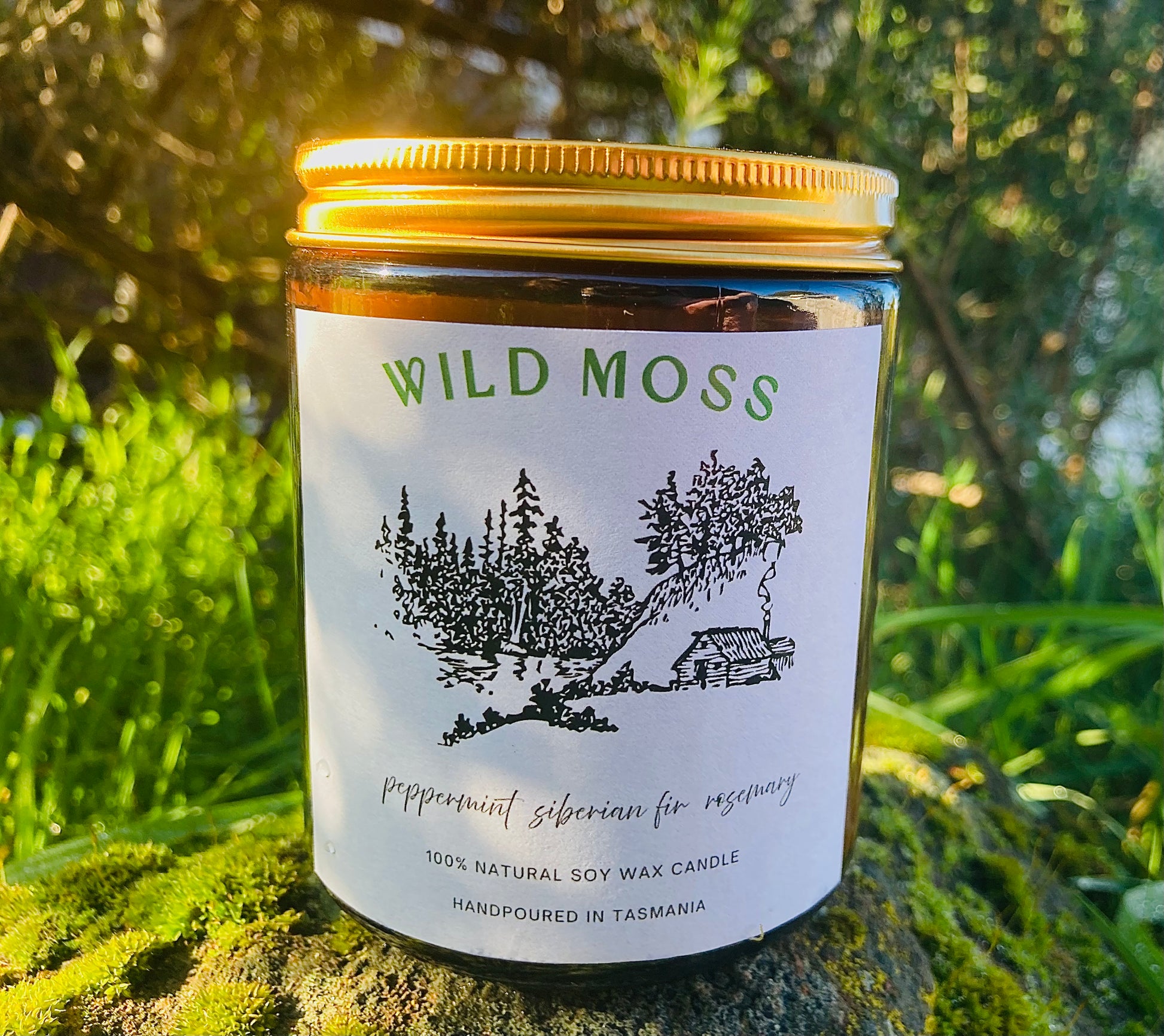 Wild Moss 100% Natural Scented Candle