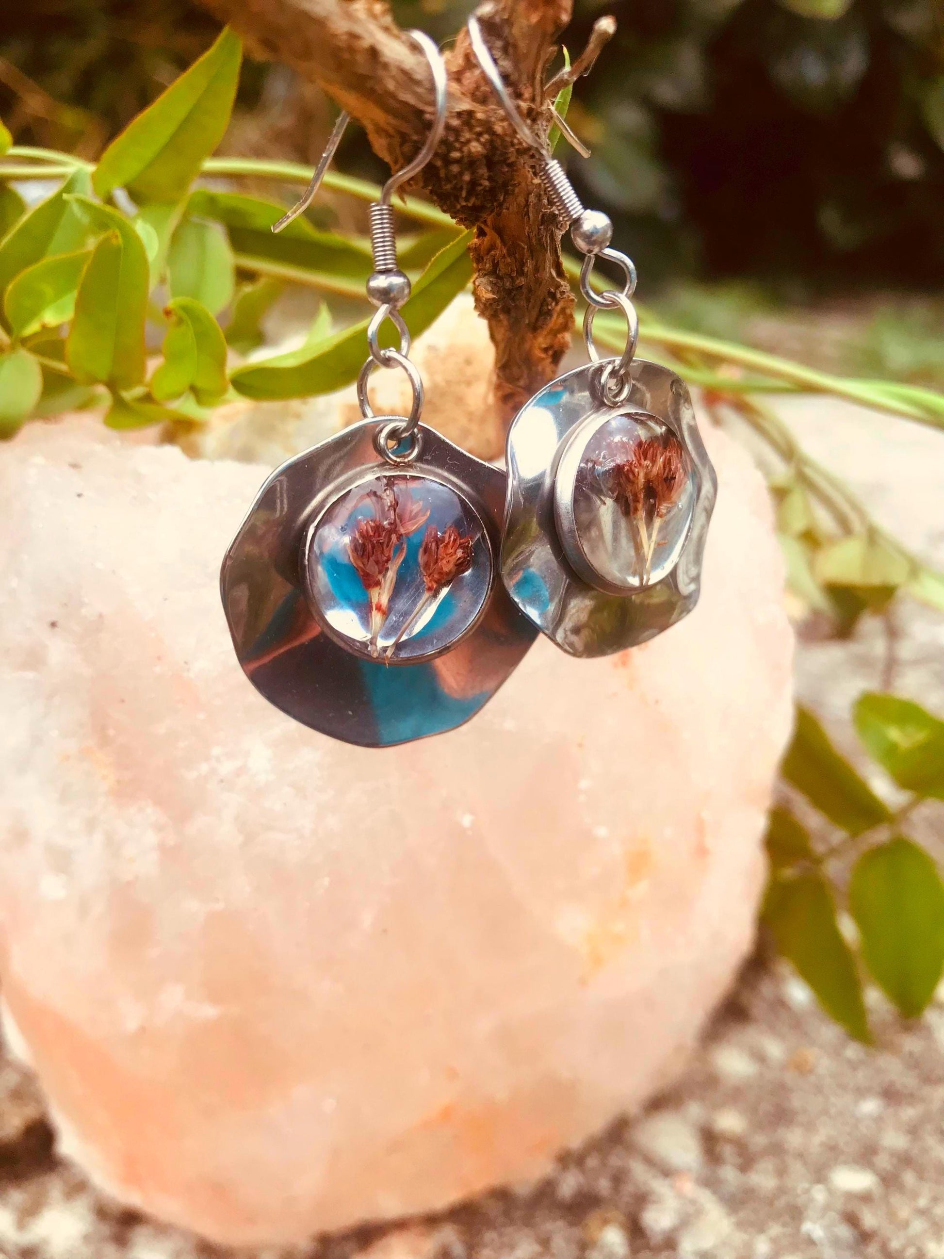 Silver Woodland Earrings