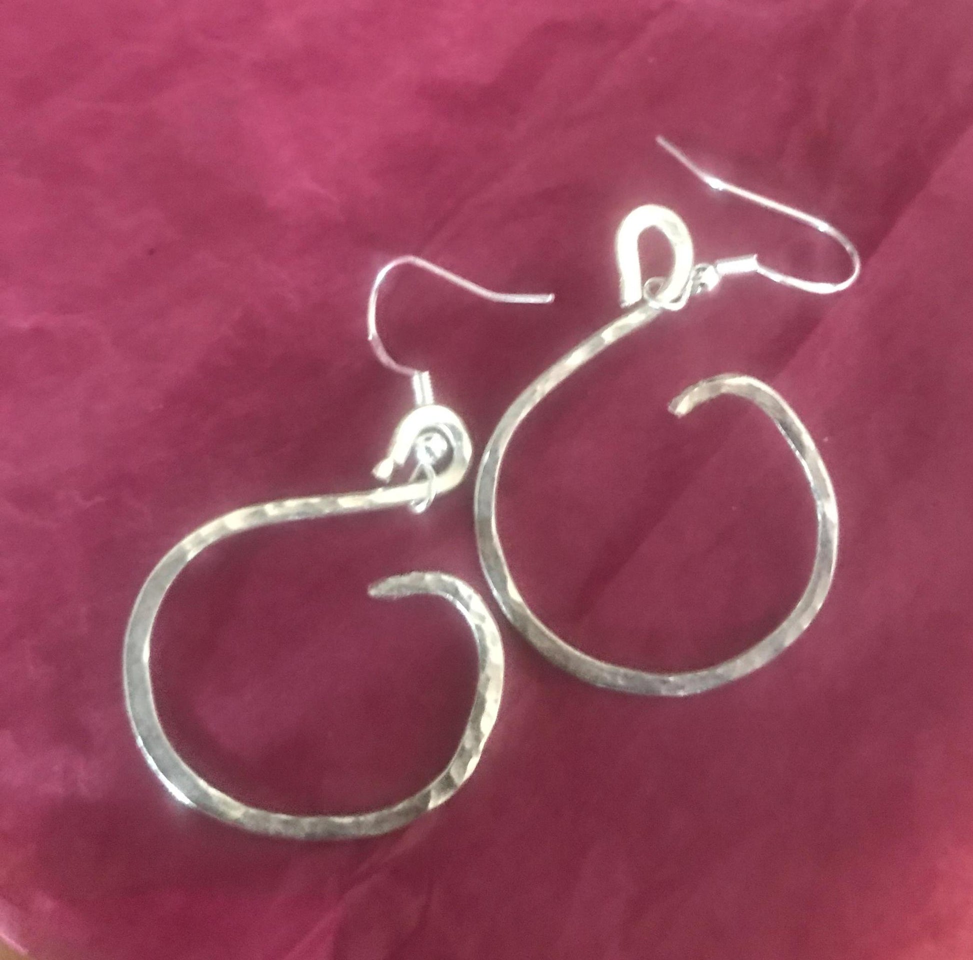 Sterling Silver Swan Earrings
