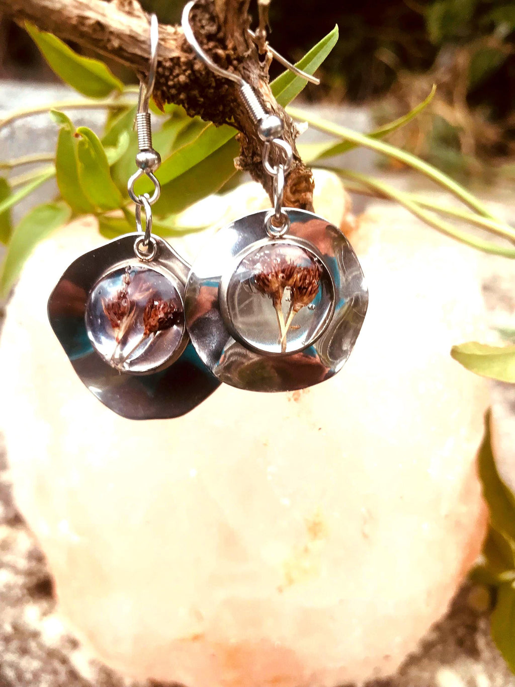 Silver Woodland Earrings